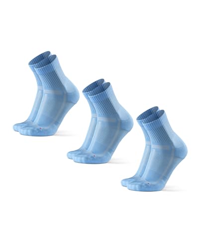 DANISH ENDURANCE 3 Pack Running Socks for Long Distances, Quarter,