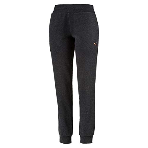 Preisvergleich Produktbild PUMA Damen Athletic FL Hose, Dark Gray Heather / BronzeMedal, L