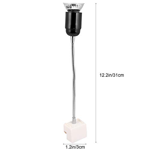1 Set Pet Verwarming Bulb Holder met 50W Gloeilamp Zwanenhals Clip On Reptile Lamp - Afbeelding 6