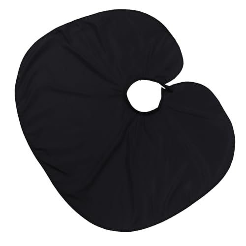 Capa Profesional para Corte de Cabello Negra para Barbería