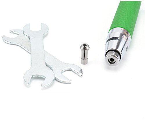 Air Micro Die Grinder Kit Pneumatic Pencil Style Polishing Engraver Industrial Grade Tool 80,000Rpm Green #TOP2