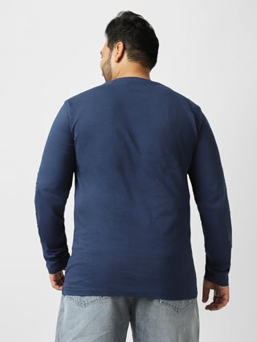 Image of Urbano Plus Men's Printed Full Sleeve Regular Fit Cotton T-Shirt