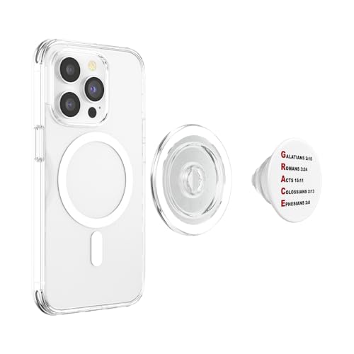 Grace Acrostic – 5 Christian Faith Bible Verse Scriptures PopSockets PopGrip pour MagSafe – vue 3