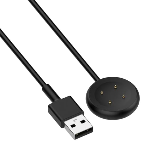 Cargador magnético USB A con fijación estable para Google Pixel Watch 2 y 3 negro