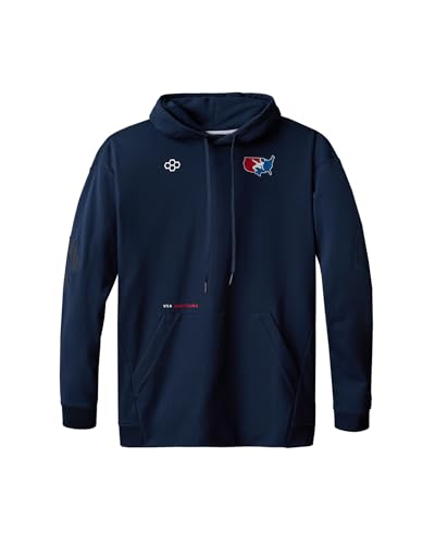 RUDIS USA Wrestling Luxe Terry Hoodie - Navy 3XL