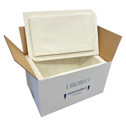 EmmChill UN20A Thermo Chill Insulated Carton with Foam Shipper, Medium, 17" Length x 10" Width x 8-1/4" Depth, Original Version Cover