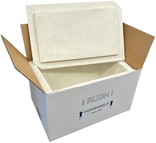 UN20A Thermo Chill Insulated Carton with Foam Shipper, Medium, 17" Length x 10" Width x 8-1/4" Depth, Original Version