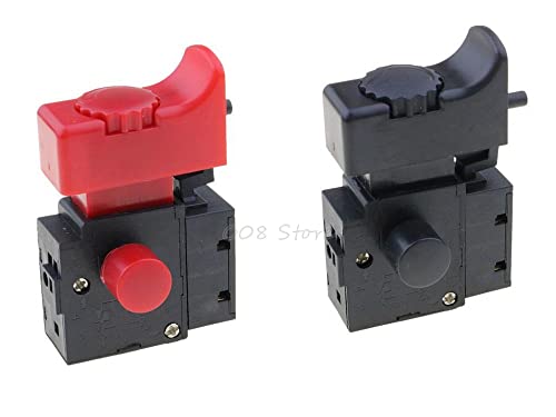 Interruptor eléctrico tipo toggle rojo miniatura 2