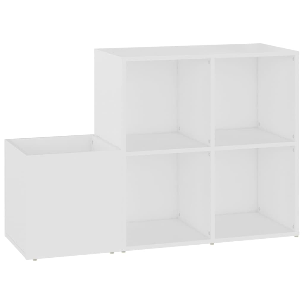 Armoire à Chaussures Blanche 105 x 35,5 x 70 cm Bois d'Ingénierie