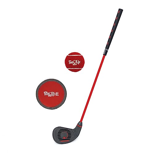 PGA TOUR Tee-Up 3-Piece Set, Small, Red, Right Handed, Use