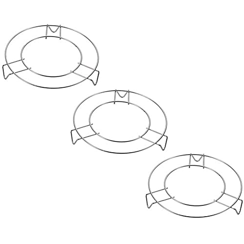 3 Pcs 5" Round Steaming Rack Stainless Steel Trivet Steamer