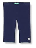 94% algodón, 6% elastano United Colors of Benetton Leggings 3mt1i0820, Azul 252, 24 Meses para Bebés