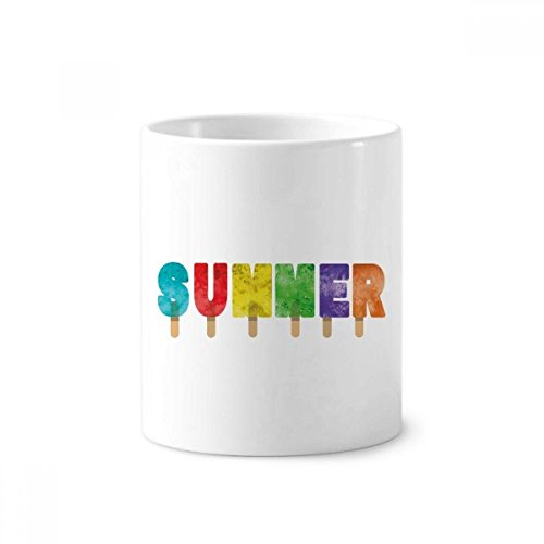 Porte-brosse à dents en céramique Summer 350ml gobelet blanc