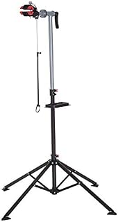 HOMCOM Folding Bike Repair Stand Cycle Bicycle Bike Stand For Maintenance Display Rack with Tool Tray, Height Adjustable