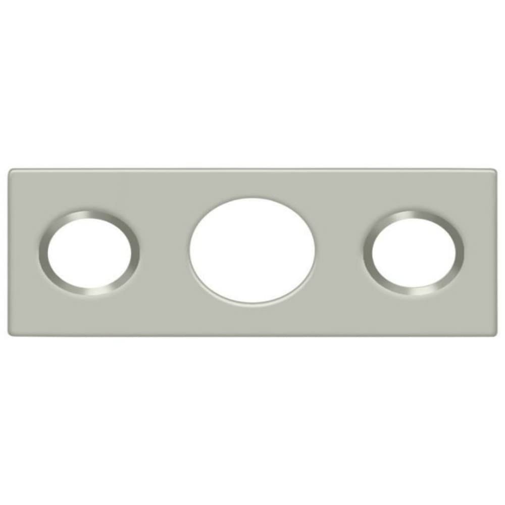 Strike Plate for 7" Flush Bolt Satin Nic