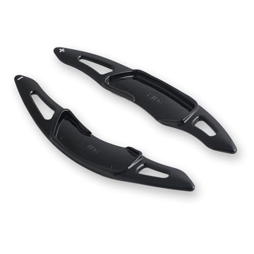 Compatible With For GT86 2012-2015 カーボンファイバー ステアリングホイール シフトパドルエクステンション モールディング アクセサリーに対応 パドルシフター(Black)