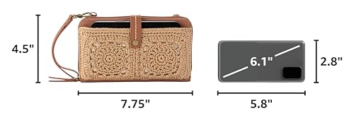 Image of The Sak Iris Smartphone Crossbody Purse - Small Women's Cellphone Bag & Wallet For Everyday- Convertible Wristlet With Zipper