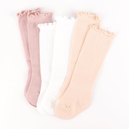 Baby Knee High Socks Kids Tube Long Boot Cotton Knit Stocking Infant Toddler Dress Socks for Boy Girl2