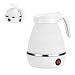 Produktbild Komake Camping wasserkocher, Reisewasserkocher Faltbarer Wasserkessel, Silikon Elektrischer Wasserkocher mit Edelstahlboden, Automatisch 600W 600ml für Outdoor Wandern Survival