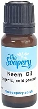 Neem Oil Organic 10ml - Cold Pressed, Raw, Pure, Virgin, Unrefined