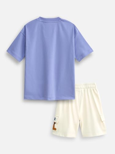 Image of Nap Chief Kids Cotton Paw Patrol Print Co-Ord Set for Boys & Girls | Half Sleeve T-Shirt & Shorts Set | Soft Casual Summer Wear