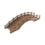 Paysage de pont de jardin : fabriqué dans un matériau de et robuste, et sûr comme ornement de micro-aménagement paysager, modèle de pont en arc miniature