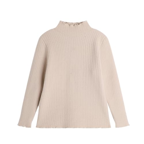 Girls Crewneck Sweaters Kids Fall Long Sleeve Cute Knit Pullover Tops 2-14 Years