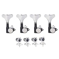 Sealed bass tuning keys, compatible with most Ibanez/Yamaha/Schecter/Warwick/Washburn and other similar style electric/acoustic basses with a headstock tuner hole size of 14mm (9/16") 18:1 Tuning Ratio for excellent tuning accuracy and minimal slippa...