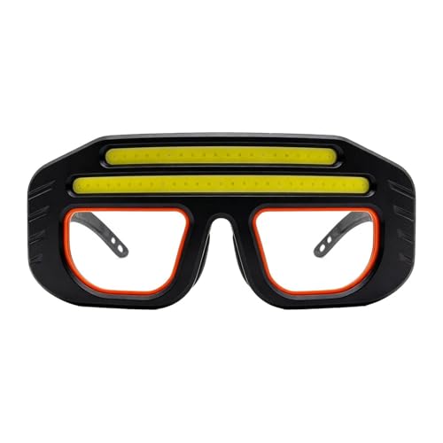 Lunettes de sécurité à éclairage intégré avec détecteur de mouvement pour l'industrie