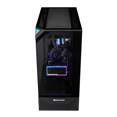 Image of iBUYPOWER Element Pro Gaming PC Desktop Computer AMD Ryzen 9 7900X CPU, AMD Radeon RX 9070XT 16GB GPU, 32GB DDR5 RGB 5200MHz RAM, 2TB NVMe SSD, Windows 11 Home, Gamer Keyboard and Mouse- EPBA9R97XT01