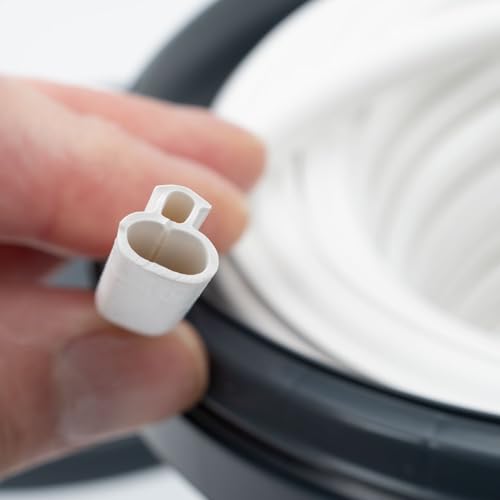 Stormguard UPVC Replacement Door and Window Gasket Rubber Seal (White) 25 Metres Double Glazing Seal