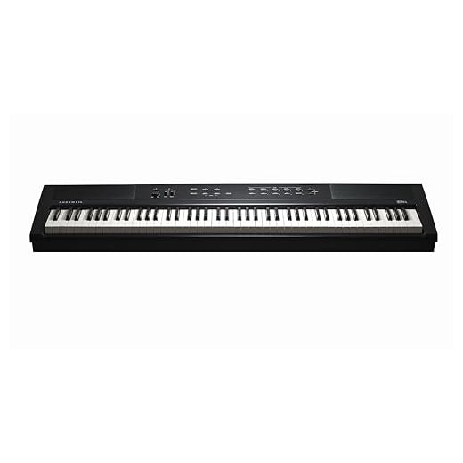 Kurzweil KaE1 - Piano digital (88 teclas, polifonía de 128 voces), color negro