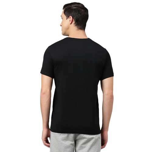 Image of Van Heusen Men's Crew Neck T-Shirt - Soft & Breathable Cotton | Regular Fit | Comfortable Everyday Casual Wear | Short Sleeves | Summer Favorite |Solid Colors | Style 60052|Available in Pack of 1 & 2
