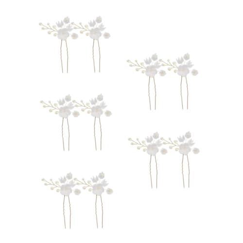 Épingles à cheveux mariage accessoires de coiffure fleurs et perles pour mariée