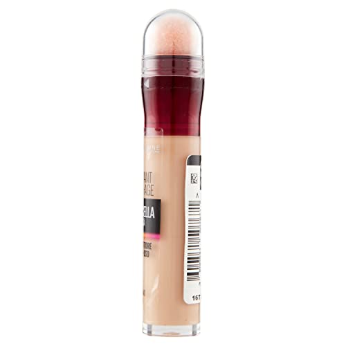 Maybelline New York Corrector Líquido El Borra Edad, con Bayas de Goji y Haloxyl, Cubre Ojeras y Pequeñas Arrugas 07 Sand, 6,8 ml - imagen 4