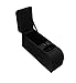 RAMPAGE PRODUCTS 32015R Vinyl Padded Floor Mounted Console for 1976-1983 Jeep CJ & Wrangler YJ, Black Denim