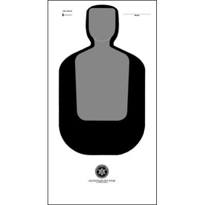 24 Pk, Standard Tq-21 Economy Target Silhouette On 45