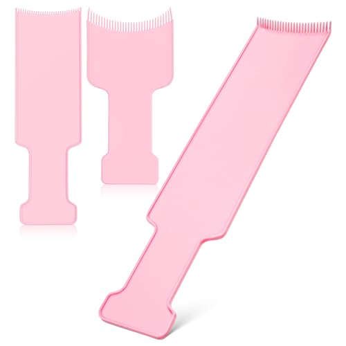 3 pcs balayage boards hair coloring board highlighting comb hair dye kit hair highlighting kit long board coloring set for home salon