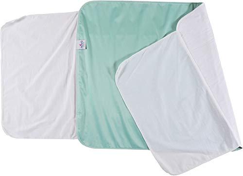 NOVA Waterdichte Herbruikbare Matrasoverlay met 100% Katoen Huid Zachte Toplaag, Wasbare Incontinentie Bed & Laken Onderpad Protector met Tuck-in Matraskleppen, Super Absorberend, 36" x 72" - Image 6