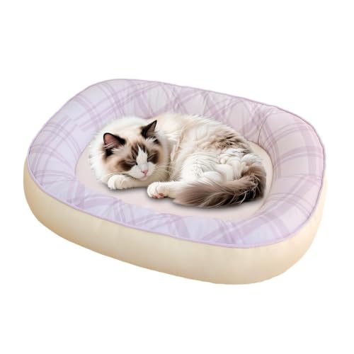 Cama para perro lavable con cojín acolchado y base impermeable antideslizante 8