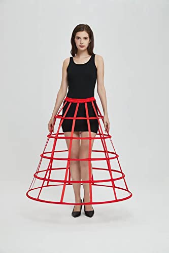 Image of Women Crinoline Petticoat Hoops Skirt Short Half Slip Underskirt for Girls Wedding Bridal Underskirt Slip