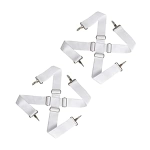 Snare Drum Sling Strap Belt: 2 Stks Verstelbare Nylon White Snare Militaire Drum Schouder Riemen Percussion Instrument…