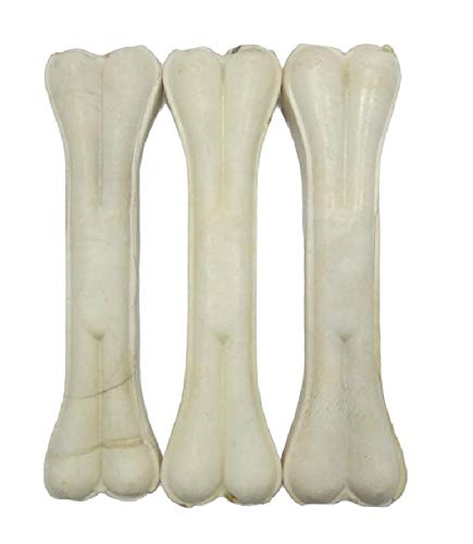 Brandon 12 Inch 3 pcs White Pressed Chew Bone & Dry Treats for Dogs Promotes for Healthy Teeth & Gums Aggressive chewers for Dogs (3 pcs) (B0BT1ZM5CL) Amazon Price History, Amazon Price Tracker