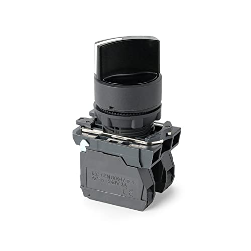 Sélecteur rotatif XB5-AD33 3 positions bouton de 22 mm à poignée courte