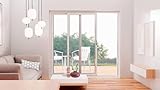 VDOMDOORS Patio Exterior Metal-Plastic Sliding Doors/Patio 8166 White Silk 72' x 80' Left Active Door/Tempered Clear Glass Bypass Door