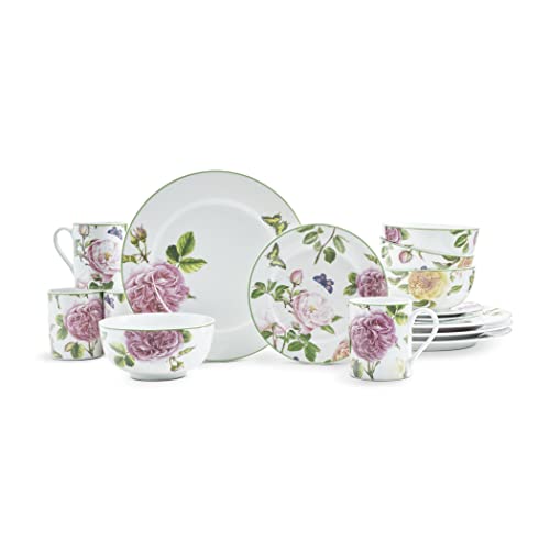 Spode Home Roses 16 Piece Dinnerware Set #TOP6