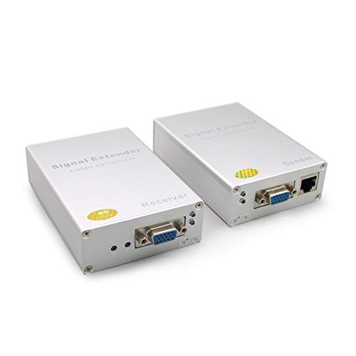 Gimax VGA-300HD, VGA Cable Extender 300M range, HD signal enhancement amplifier, with lightning protection, adjustable