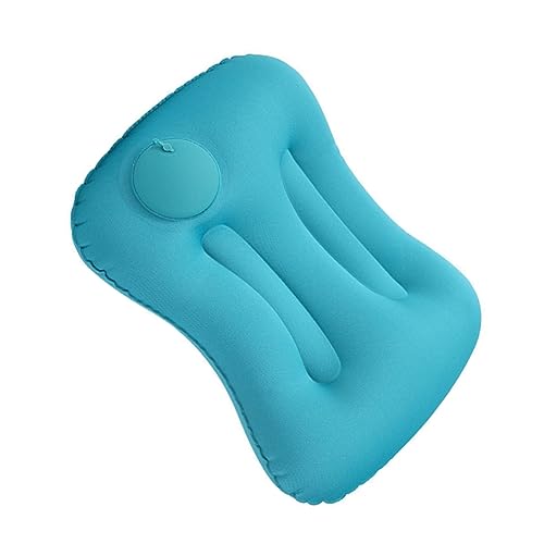 ABOOFAN Comfortable Travel Pillow Lumbar Support Inflatable Camping Pillow Easy to Carry Stylish Design