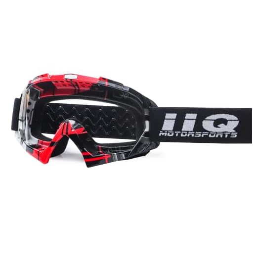 IIQBOVEN Maschera Motocross,Occhialoni Moto Visiera Cross, Occhiali Da MTB/Enduro, Occhiali Da Moto, Occhiali MX Per Uomini Donne Giovani, Adatti A Occhiali Da Mtb Mascherine Casco Cross