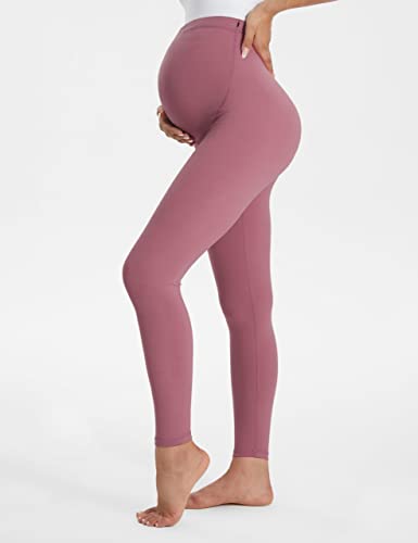 Buttergene Women's Maternity Leggings over the Belly Pregnancy Active Wear Workout Yoga Tights Pants
